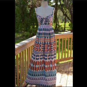 Colorful Jessica Simpson Maxi Dress